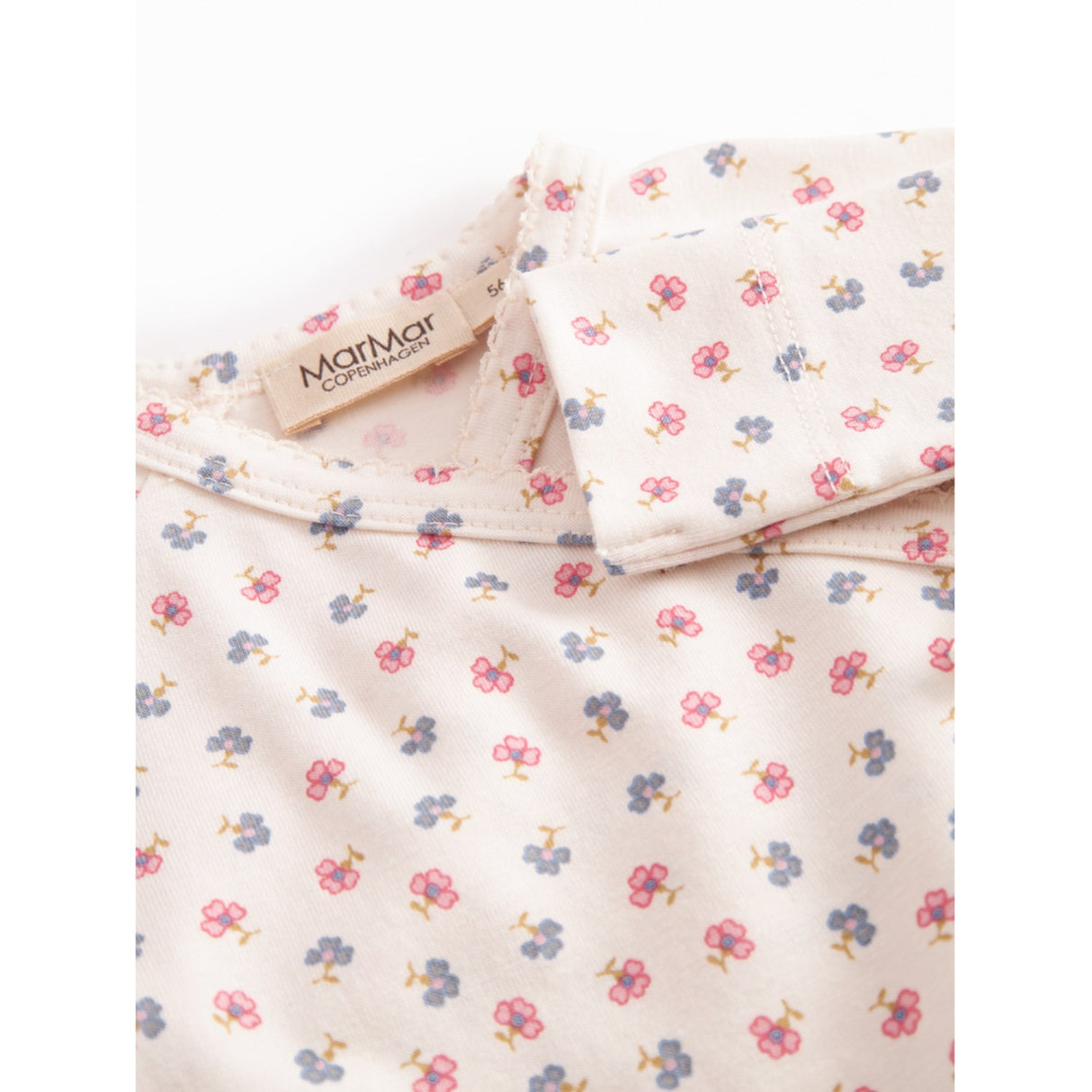 MarMar Newborn Modal Smooth Print Mini Flower Rula Heldrakt