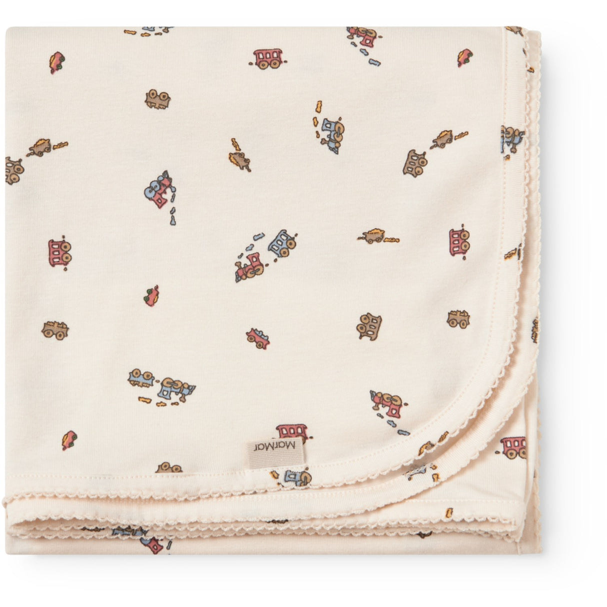 MarMar Newborn Modal Smooth Print Trains Alida Teppe