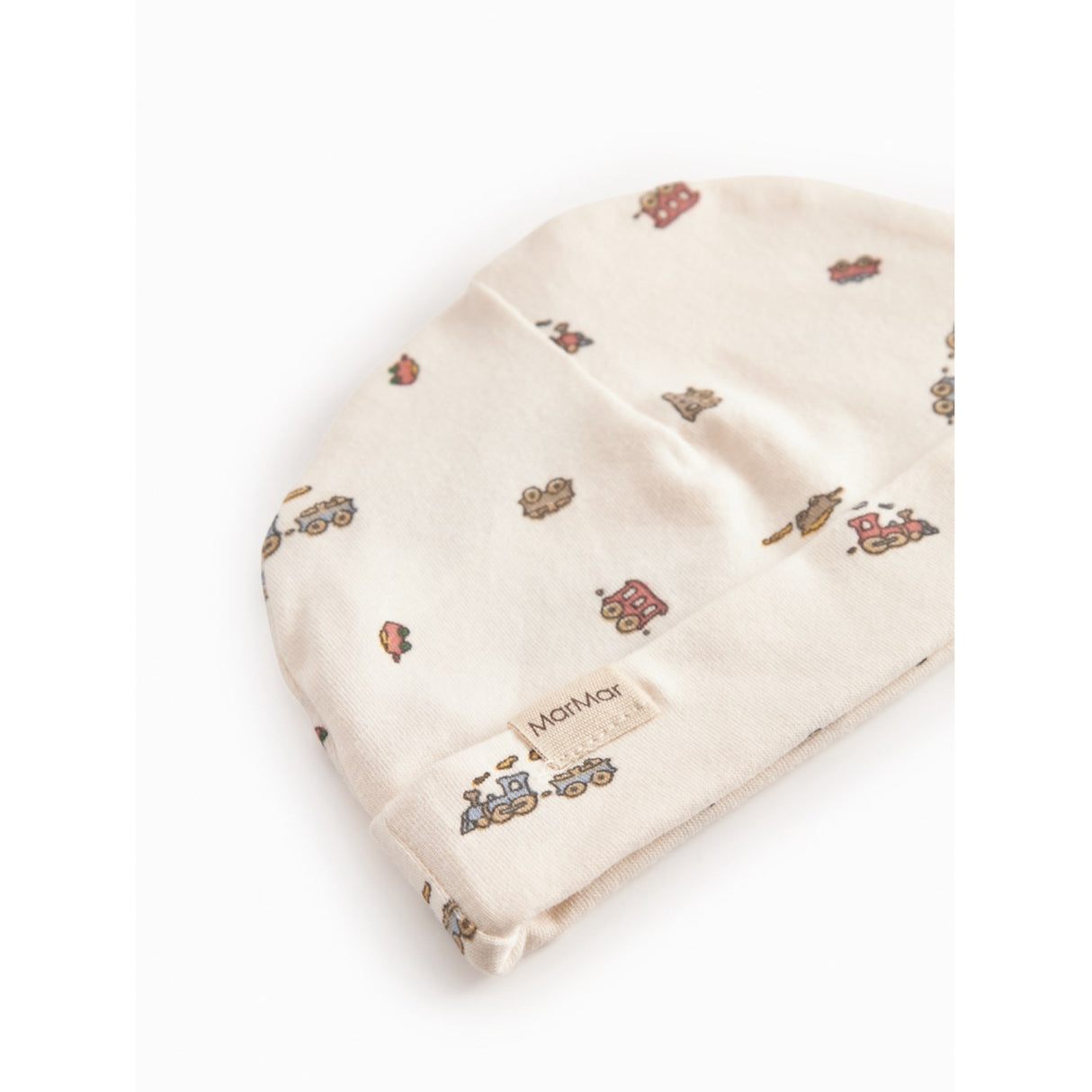 MarMar Newborn Modal Smooth Print Trains Aiko Lue