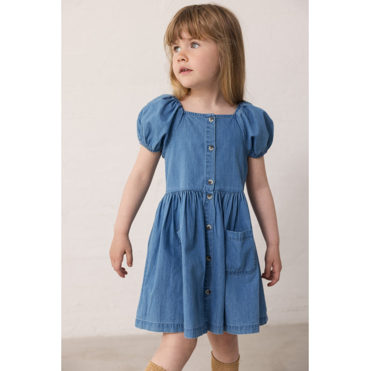 MarMar Light Denim Blue Denim Davery Kjole