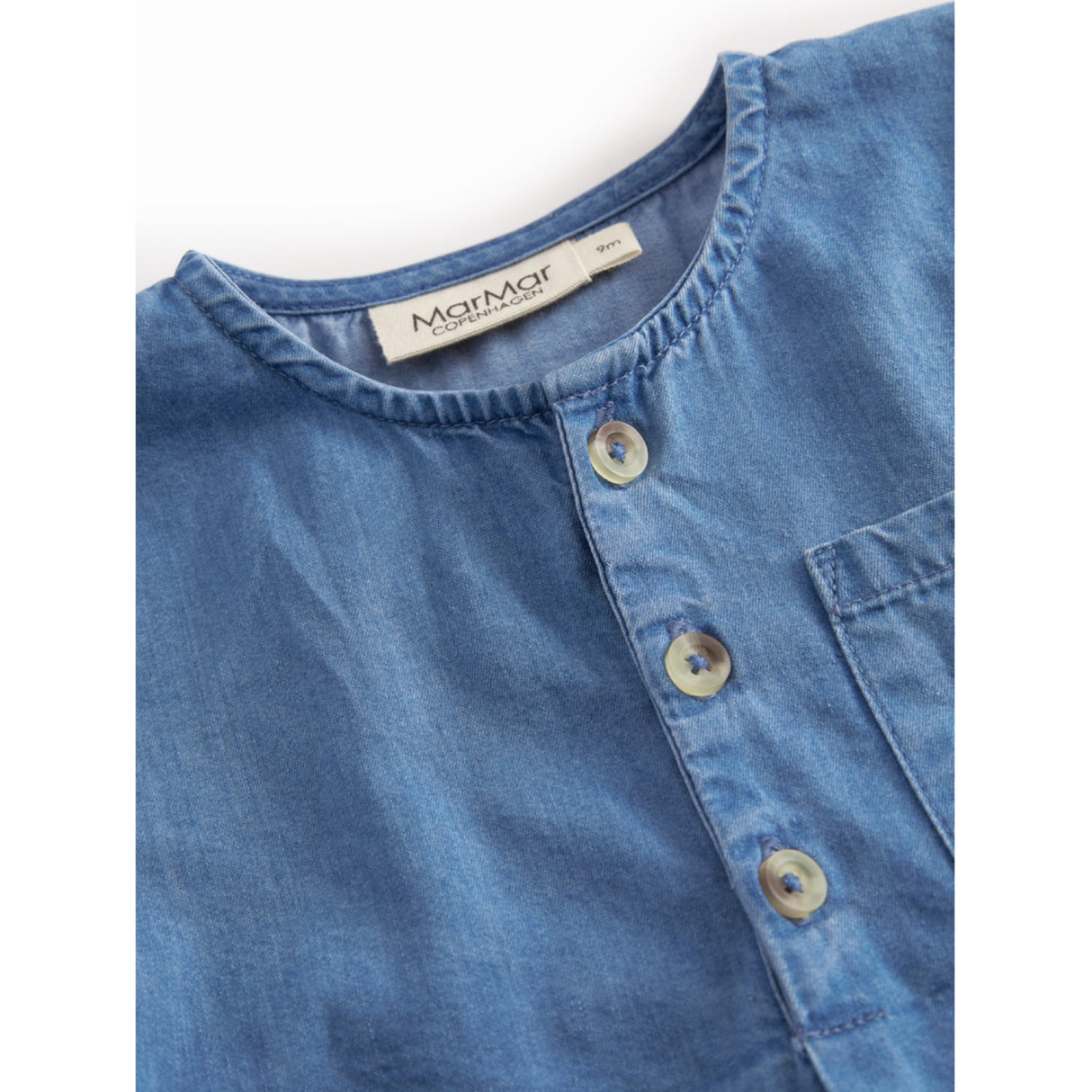 MarMar Light Denim Blue Denim Troy Skjorte