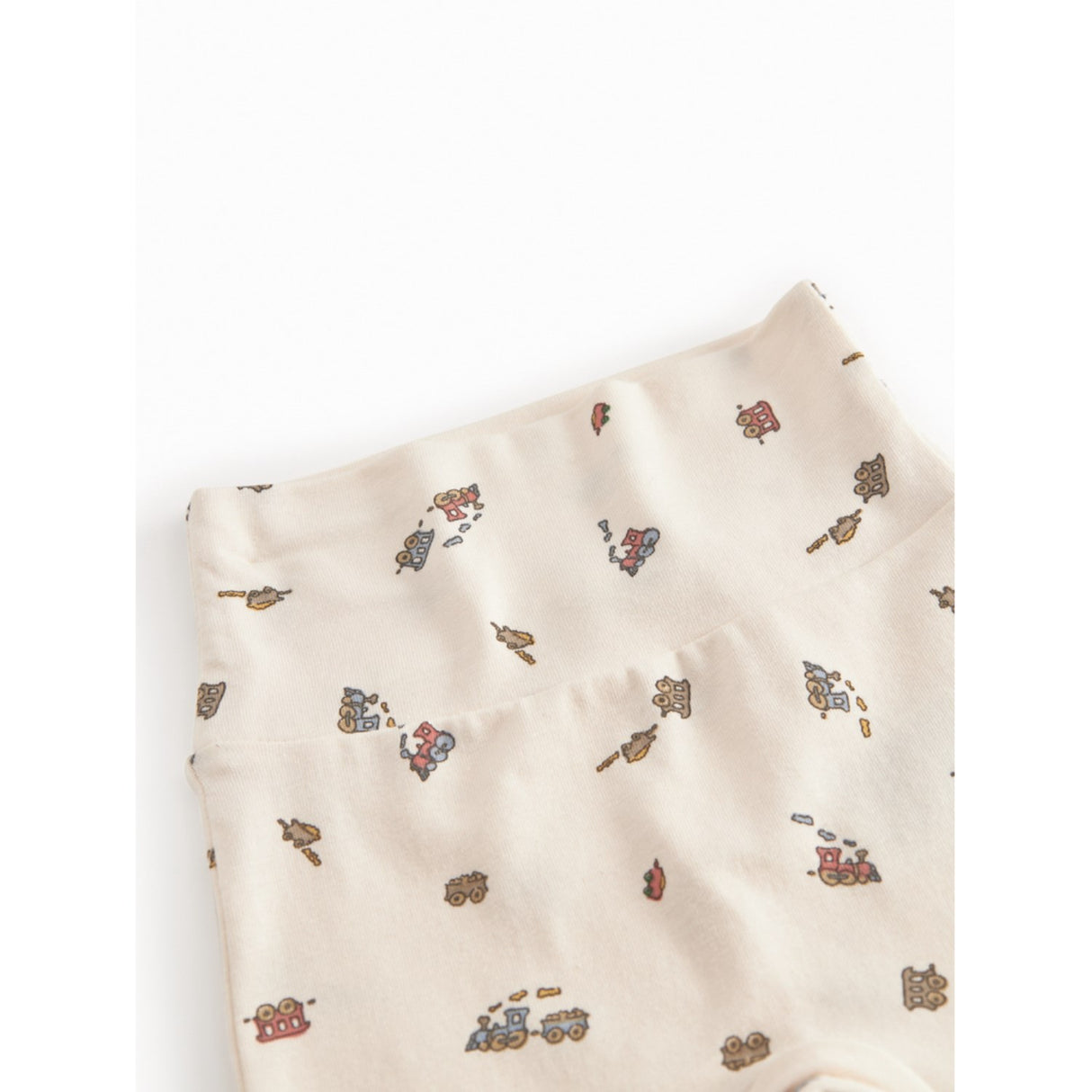 MarMar Newborn Modal Smooth Print Trains Piva Bukser