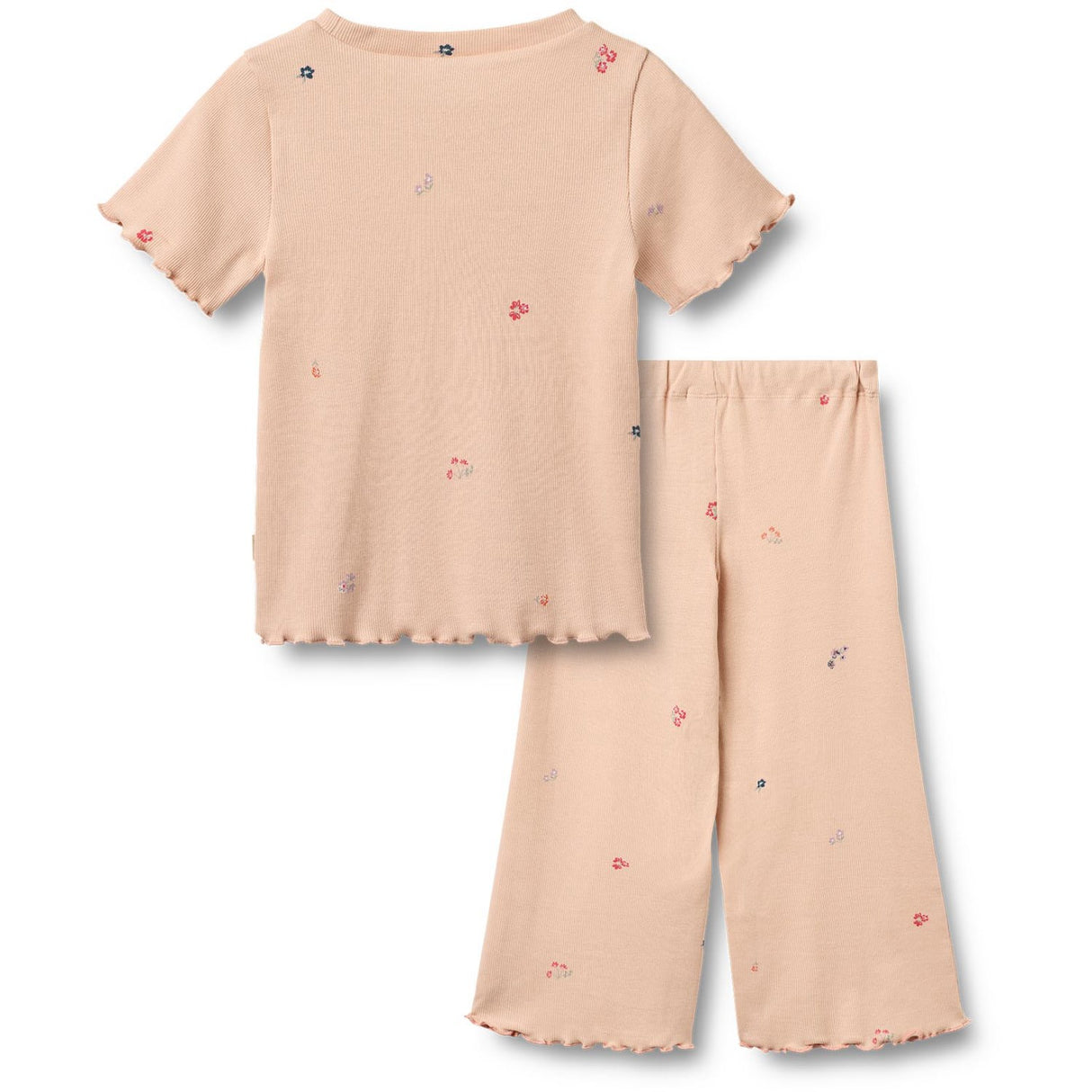 Wheat Rose Flowers Sett T-shirt S/S & Bukser Alicia