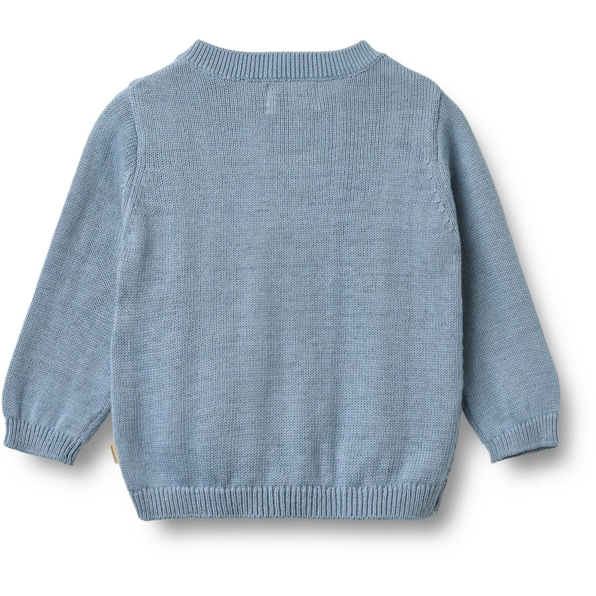 Wheat Faded Denim Strikk Cardigan Bjørn