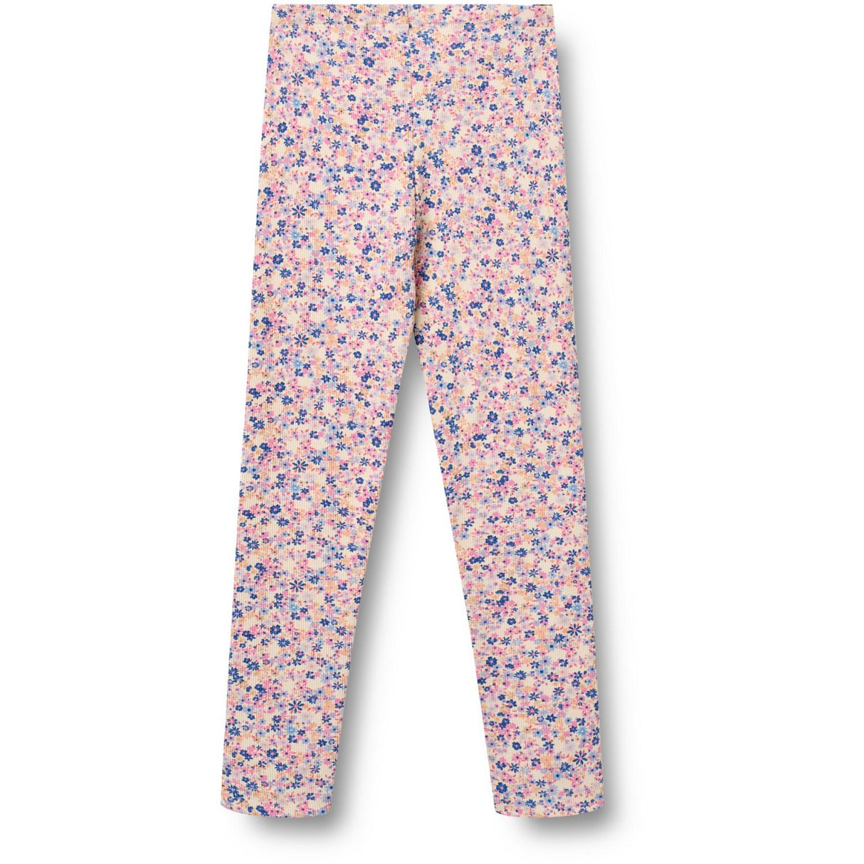 Wheat Pink Blue Flowers Jersey Leggings Jules