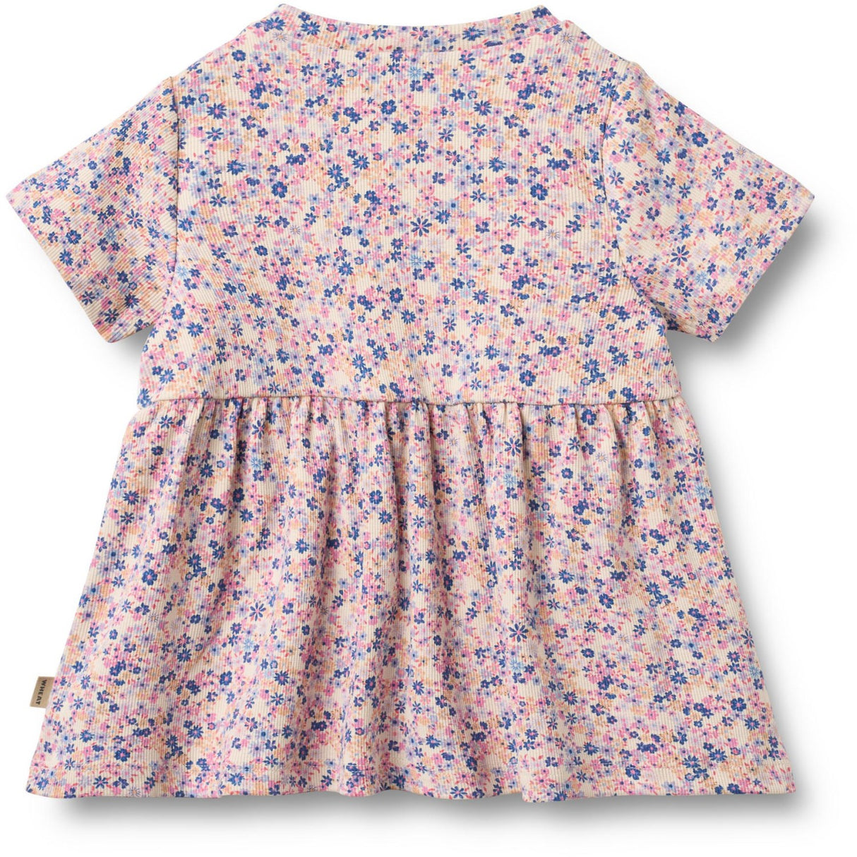 Wheat Pink Blue Flowers Jersey Kjole Anna