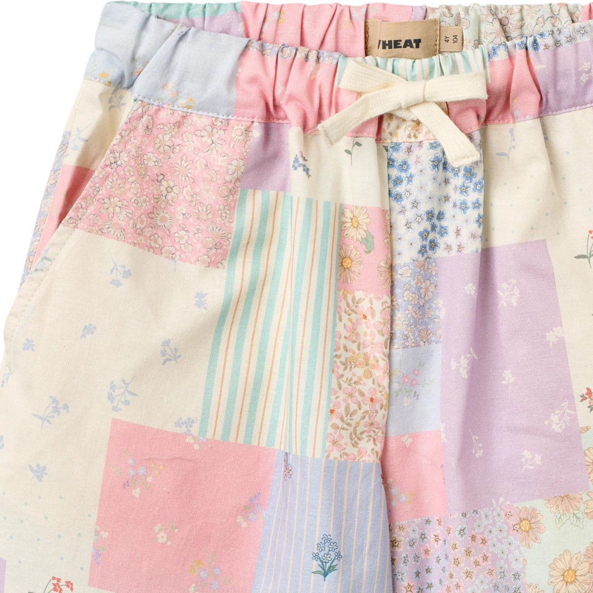 Wheat Patchwork Flowers Bukser Sasha