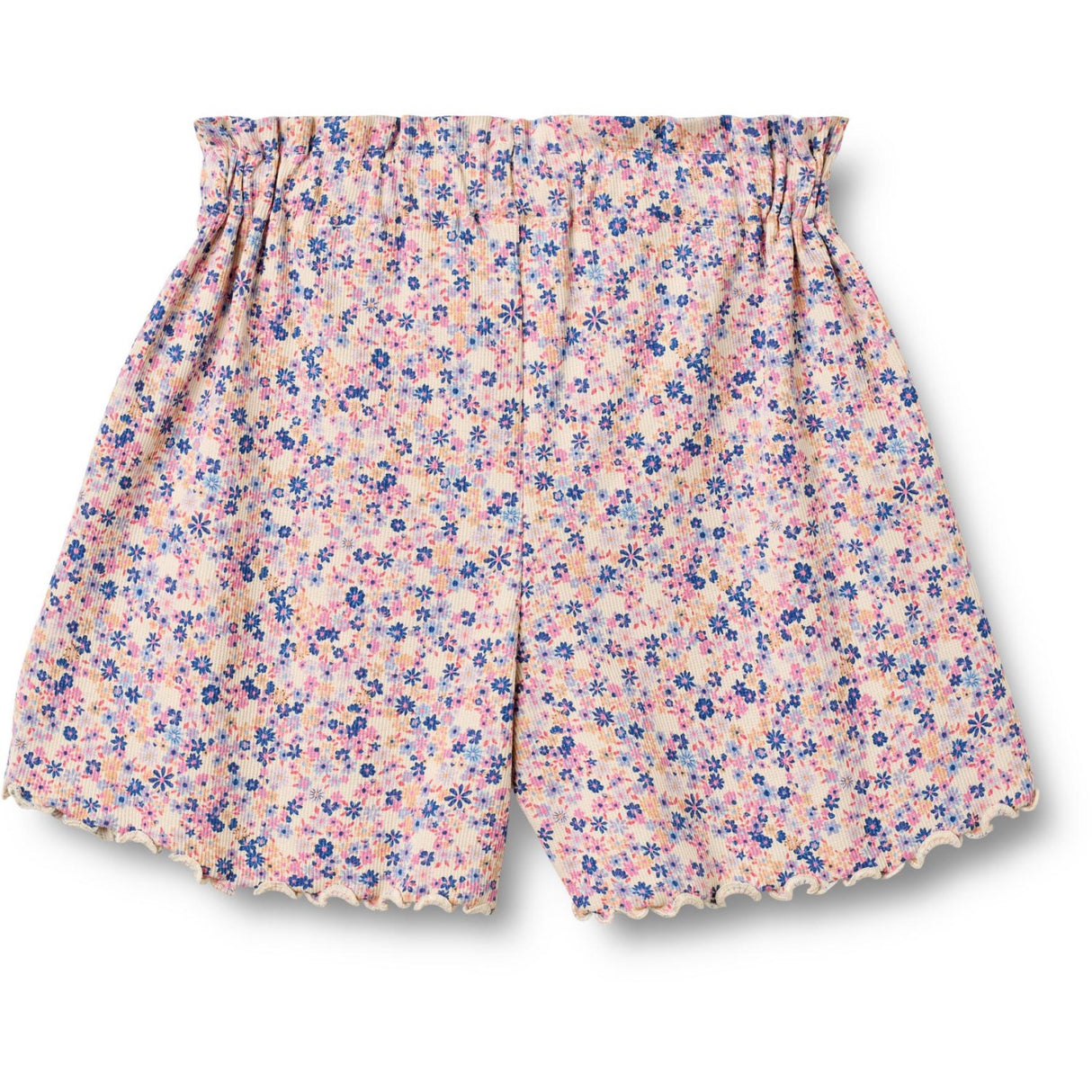 Wheat Pink Blue Flowers Shorts Ina