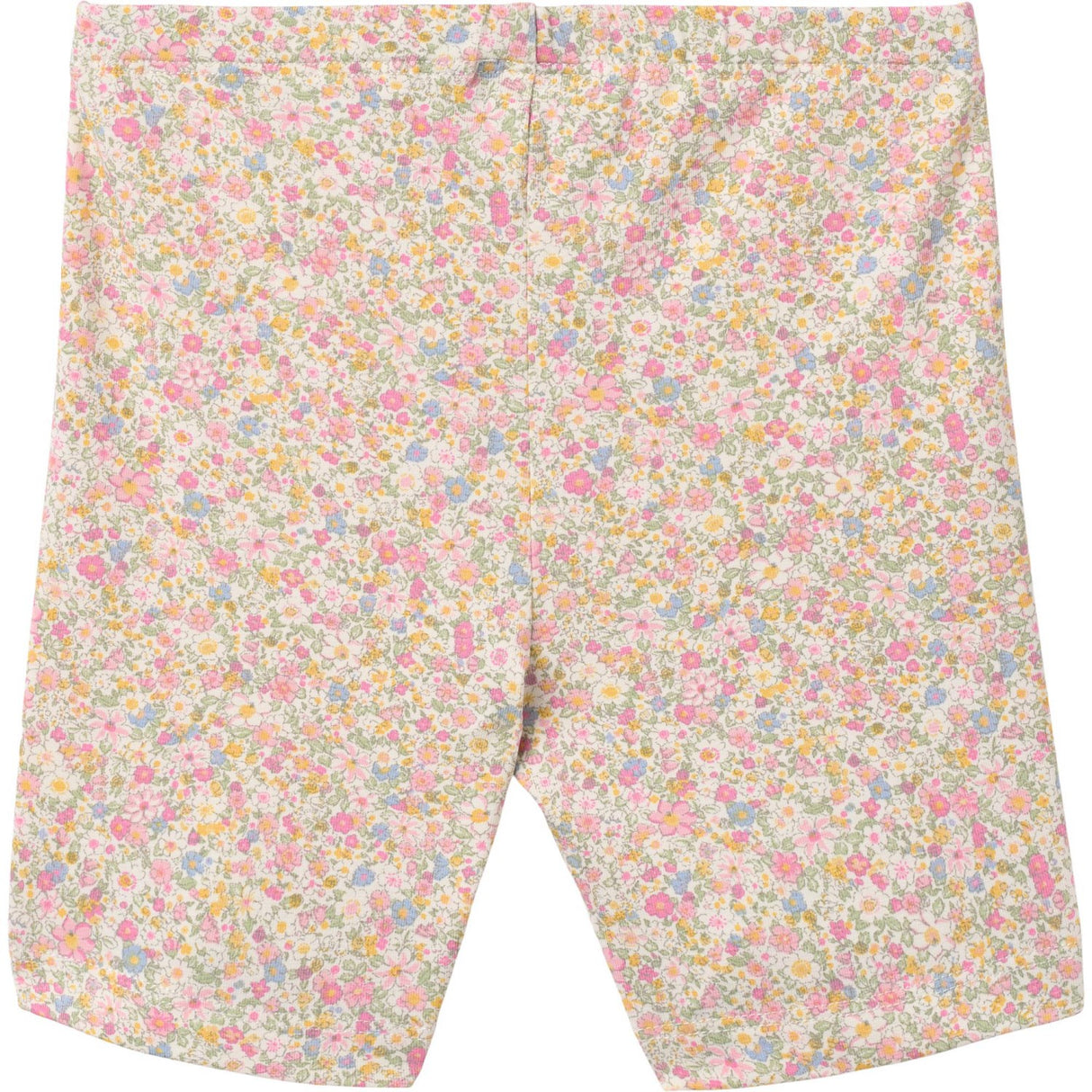 Wheat Blush Flower Meadow Bike Shorts Anne