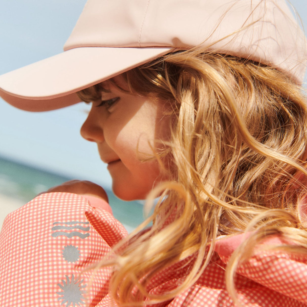 Wheat Red Check Lightweight Shell Jakke Skyen
