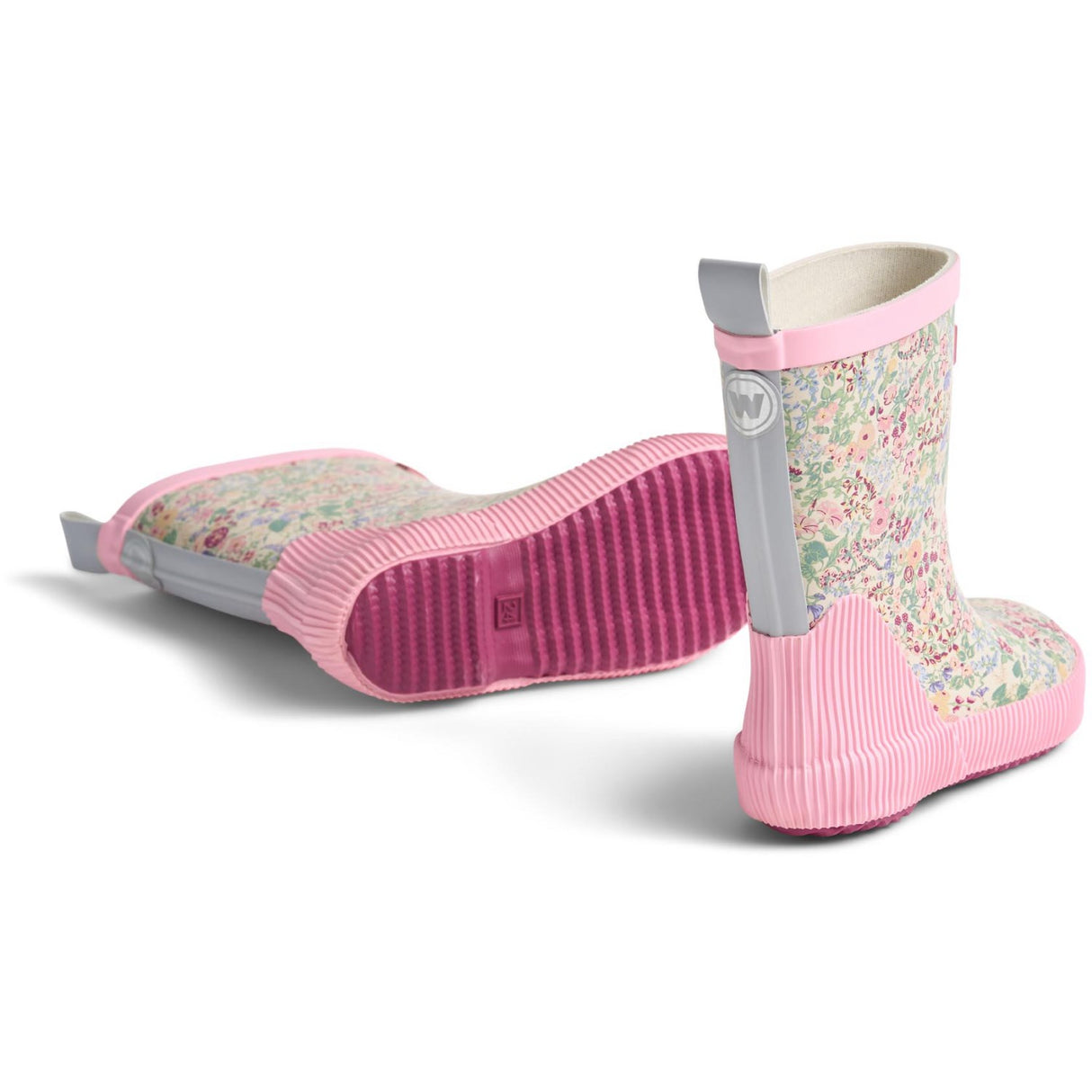 Wheat Cool Sky Flowers Rubber Støvler Welly