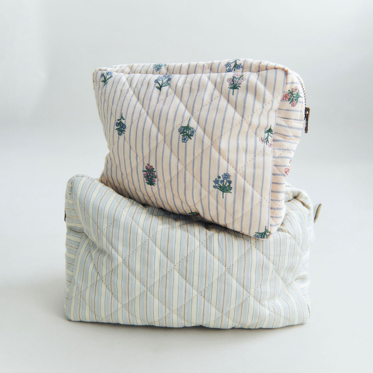 Wheat Blue Ocean Stripe Wash Veske Small Ziggy