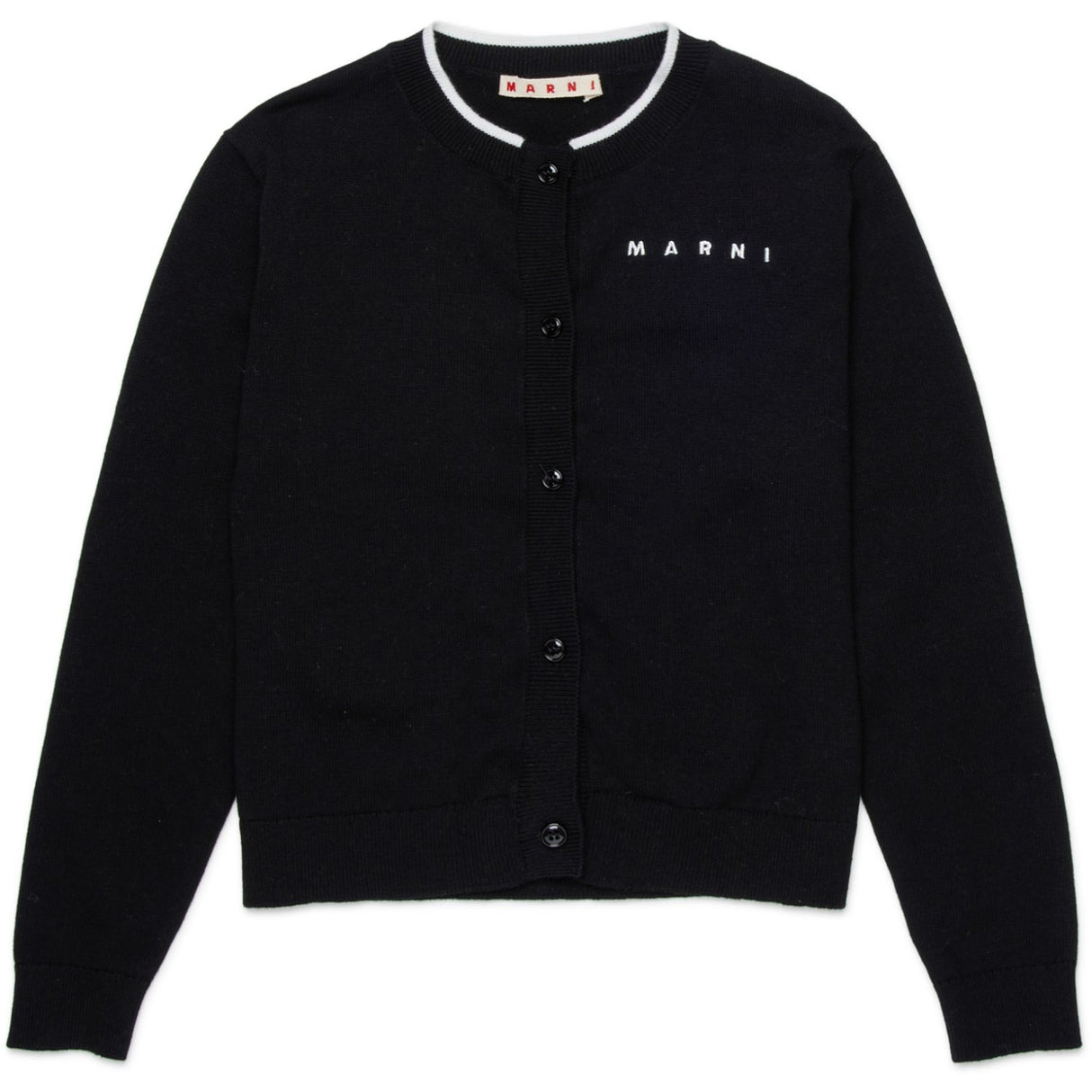 Marni Black Strikk Cardigan