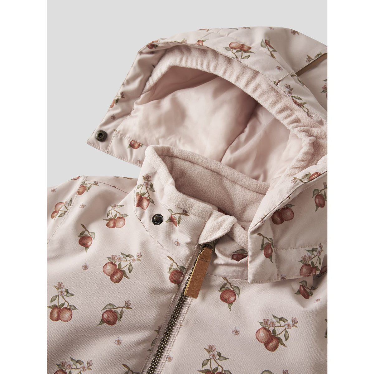 Lil'Atelier Hushed Violet Apples Nmflasnow10 Flydress Aop Fo Lil