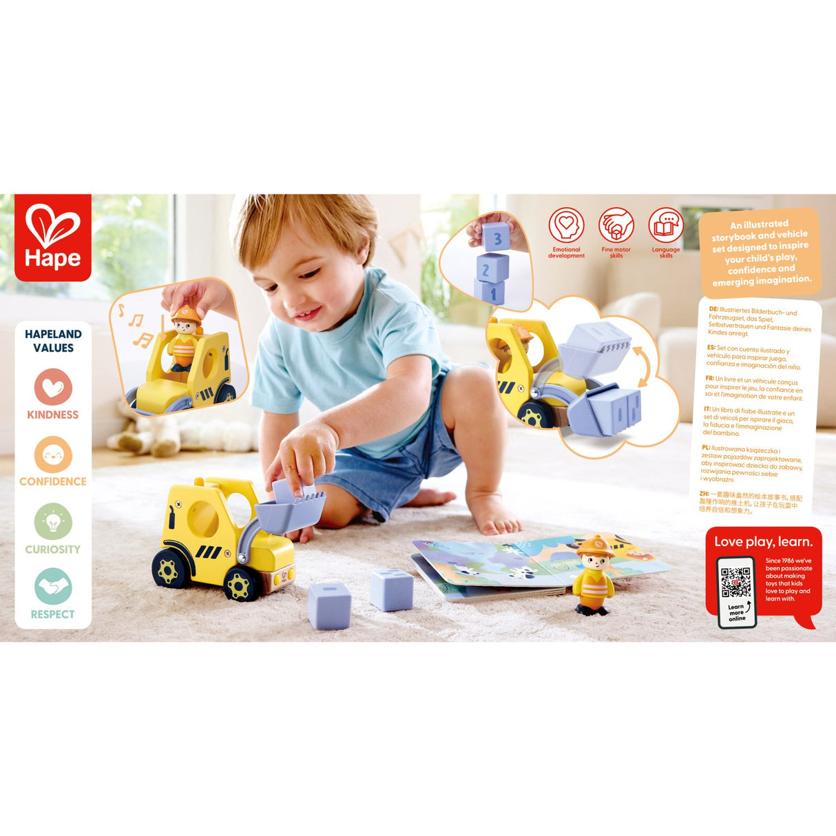 Hape Den Summende Bulldozer Med Lyd