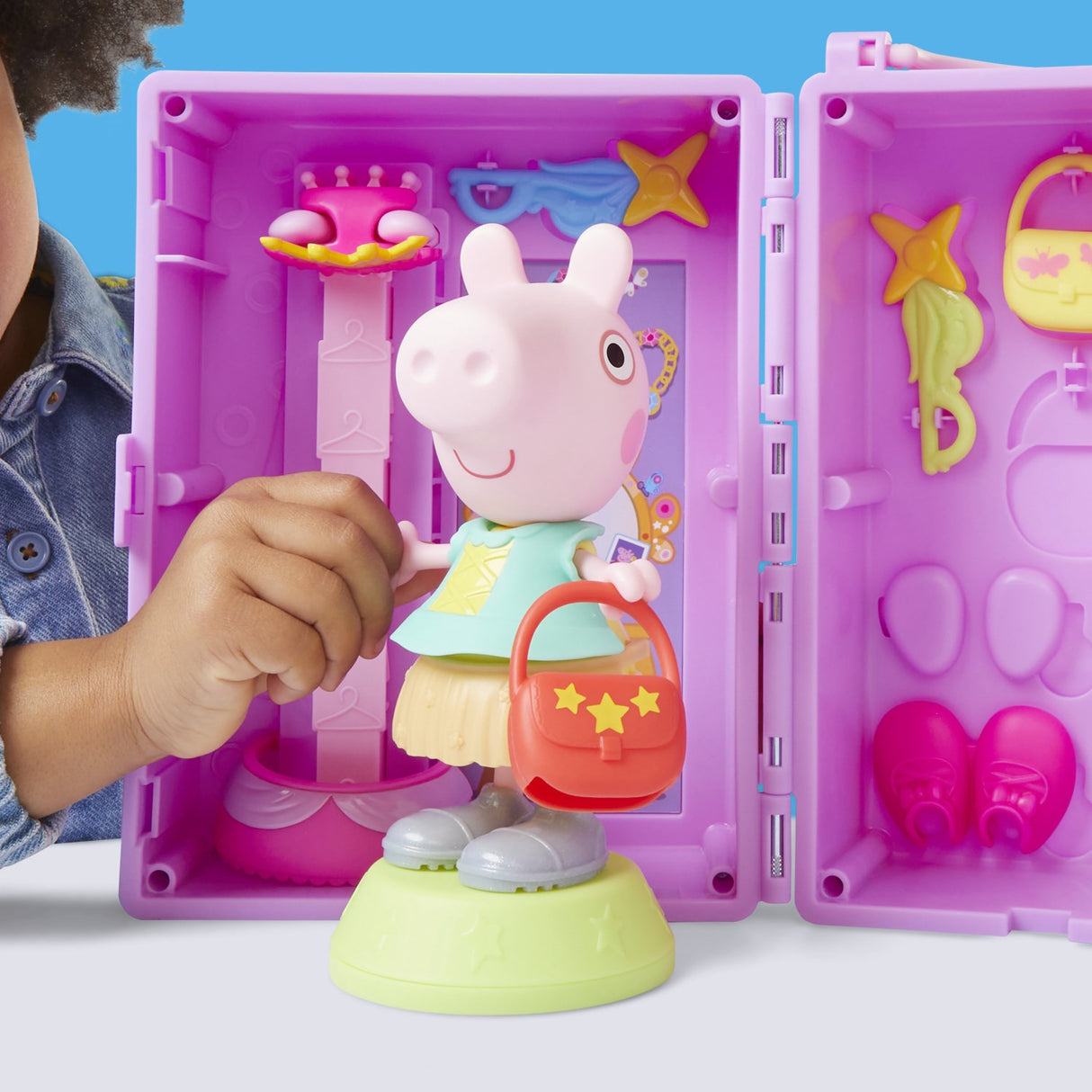 Peppa Pig Klæd-ud Garderobe & Gurli 15cm