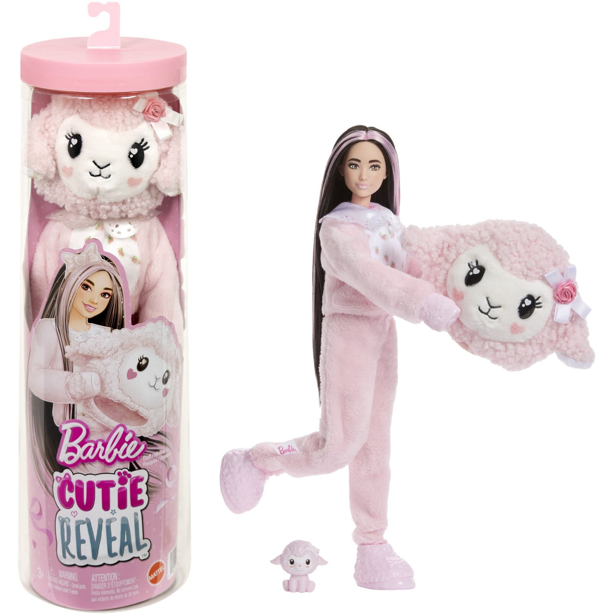 Barbie® Cutie Reveal Søde Sløjfer Lyserød Lam