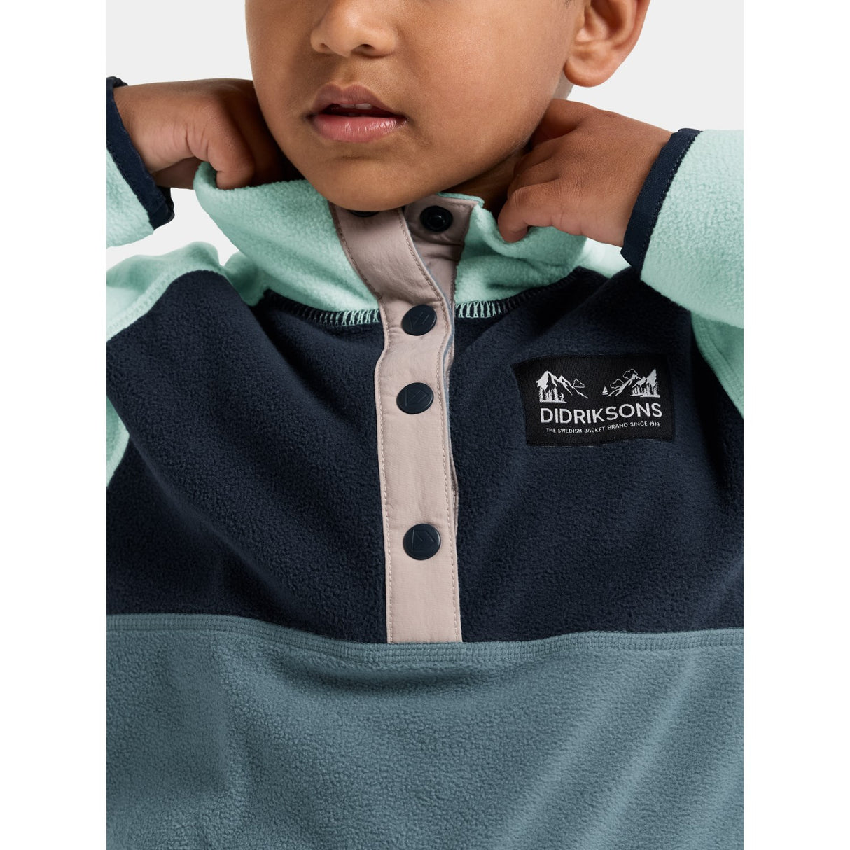 Didriksons Factory Blue Monte Kids Half Bu 5