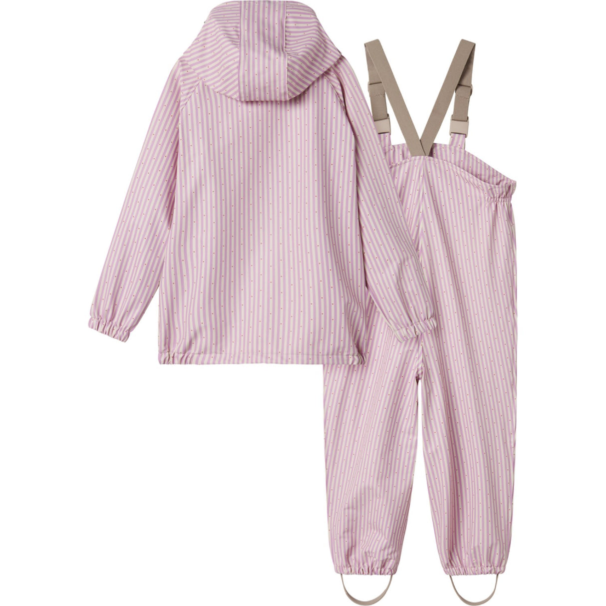 MarMar Rainwear Pink Stripe Oddy Sett