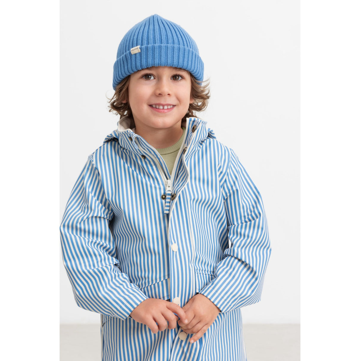 MarMar Rainwear Blue Stripe October Jakke