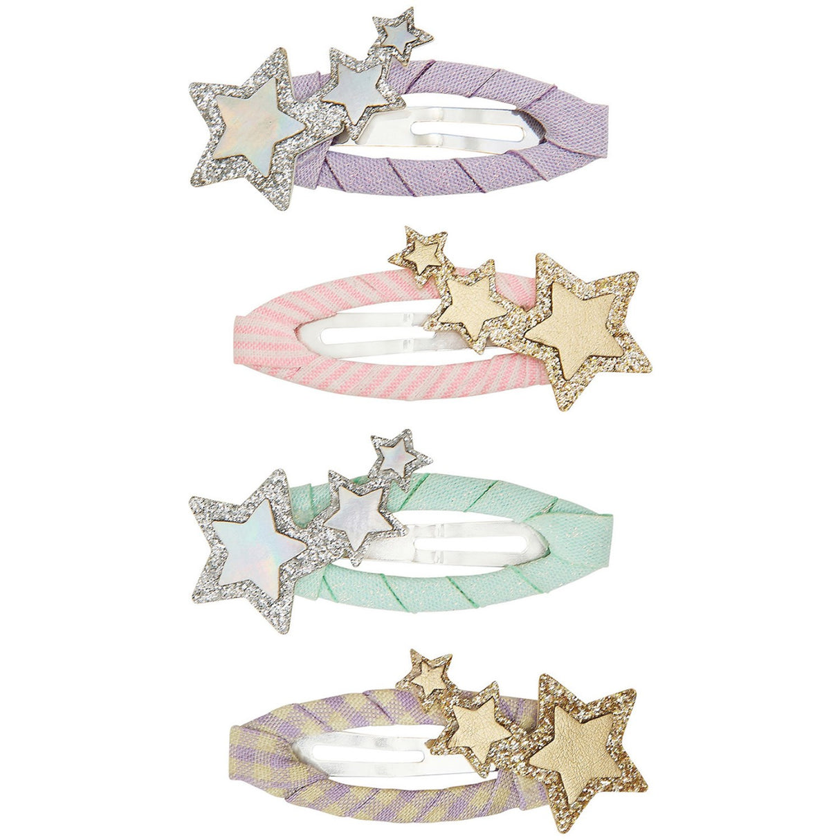 Mimi & Lula 4 Hårspænder - Trailing Star My Little Unicorn