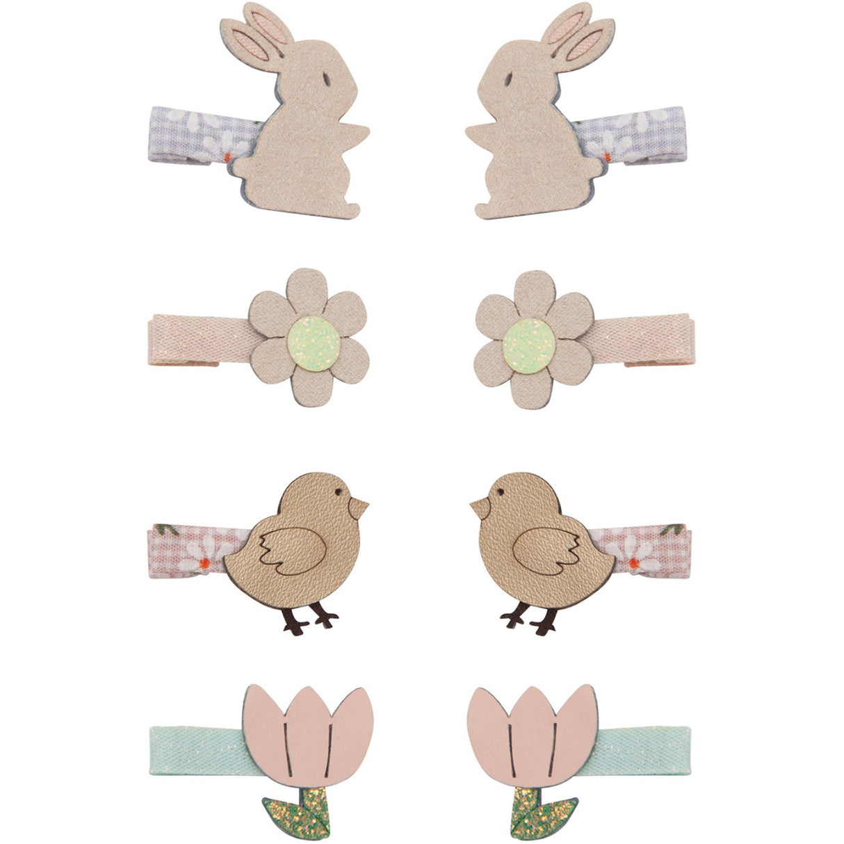 Mimi & Lula 8 Hårclips - Mini Easter