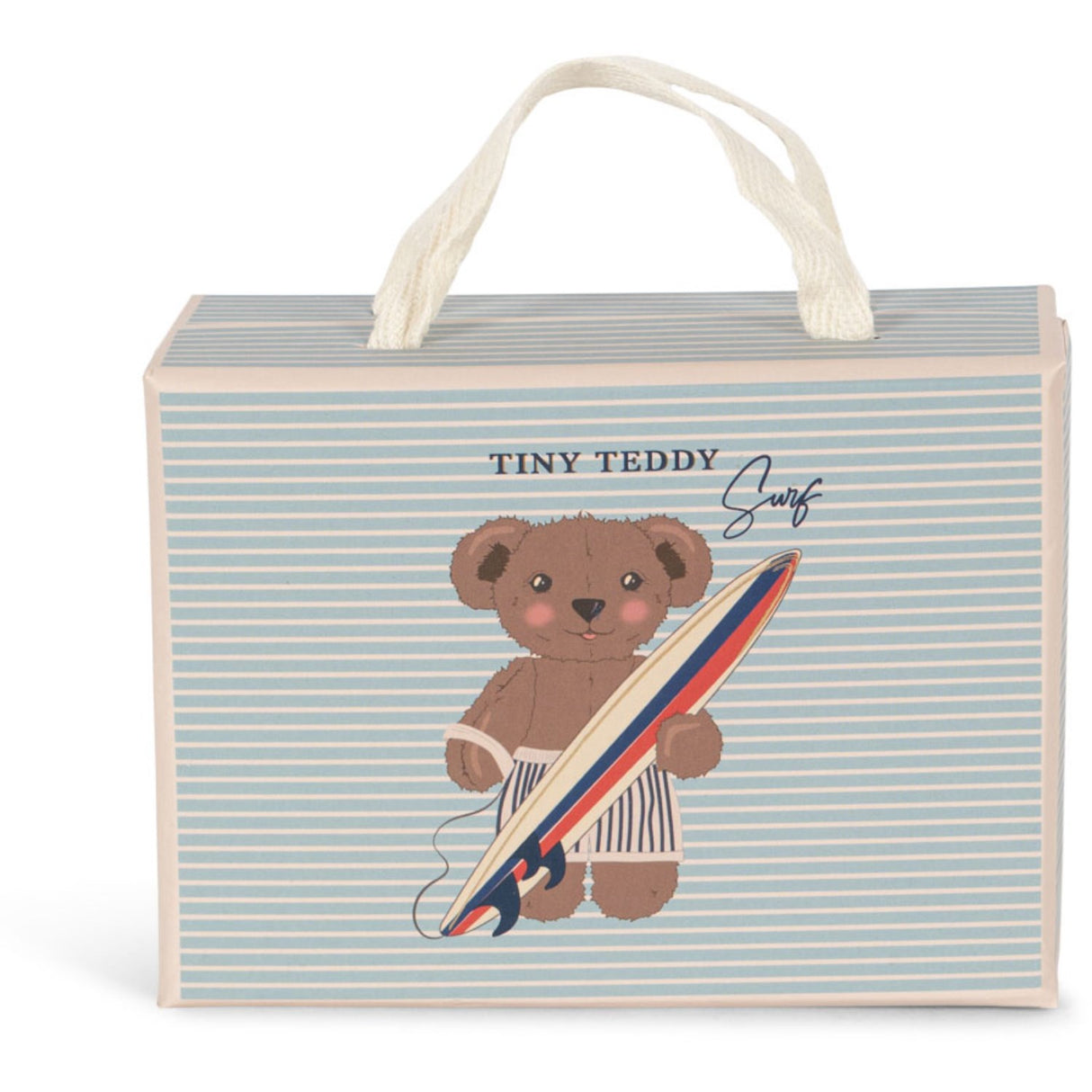 Konges Sløjd Blue Stripe Tiny Teddybjørn Travel