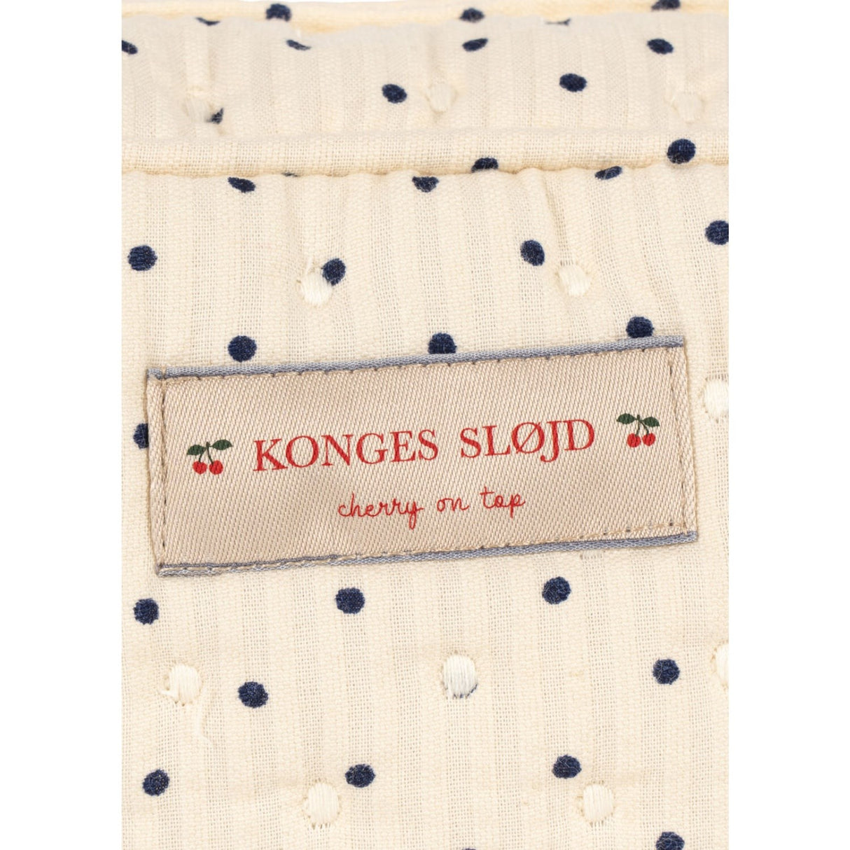 Konges Sløjd Estate Dot Seersucker Small Toiletry Veske