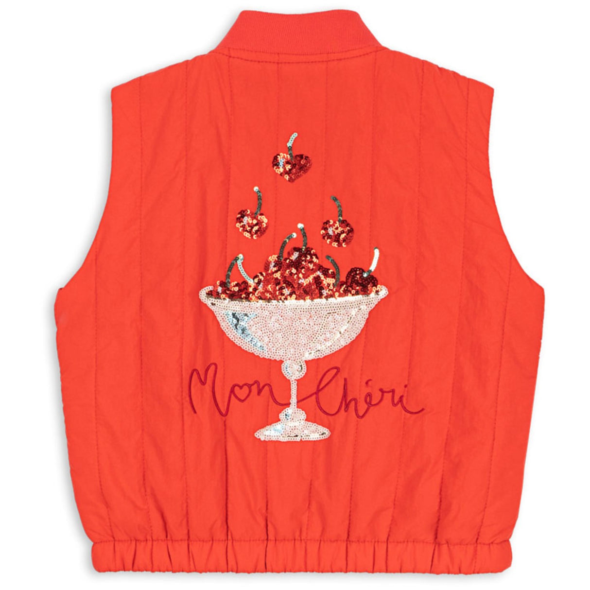 Konges Sløjd Fiery Red Juno Paljet Vest