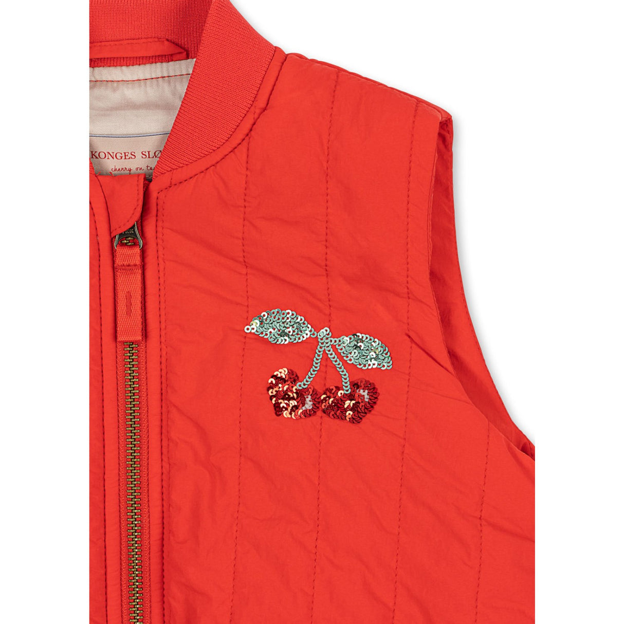 Konges Sløjd Fiery Red Juno Paljet Vest