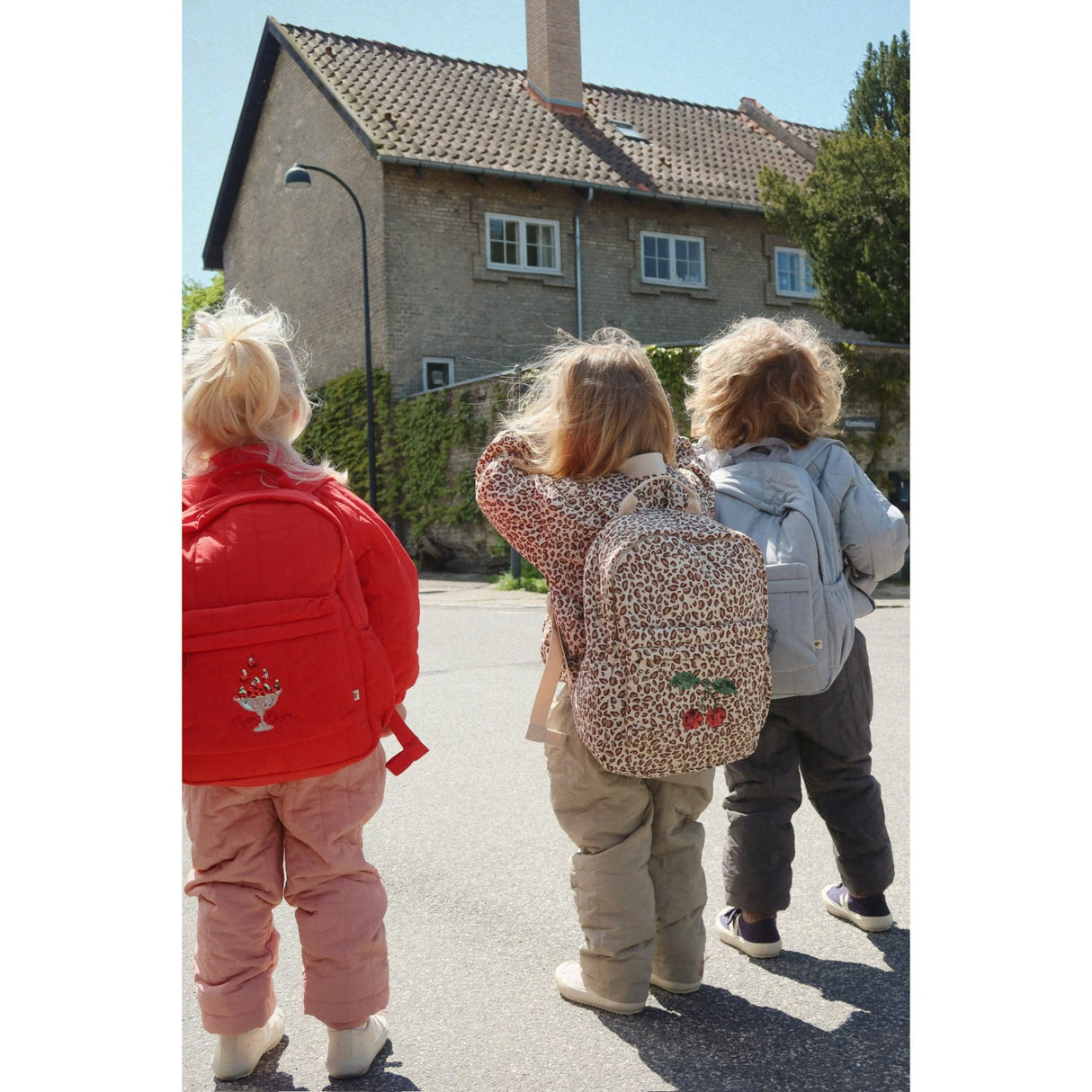 Konges Sløjd Fiery Red Juno Paljet Rygsekk