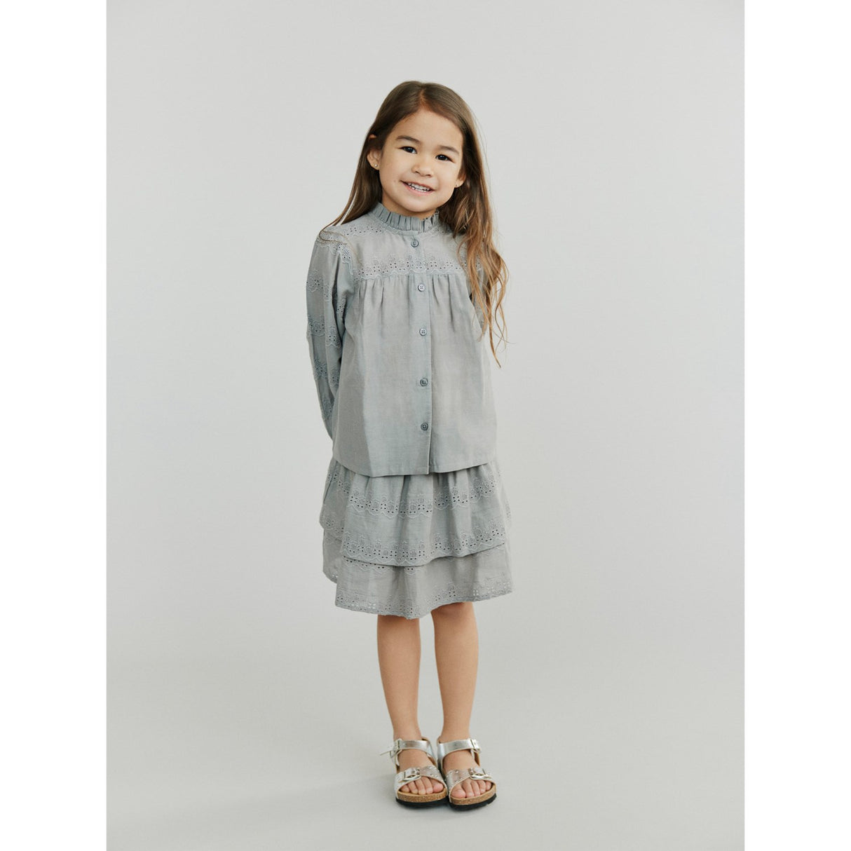 Sofie Schnoor Stone Grey Dagmarkb Skjorte