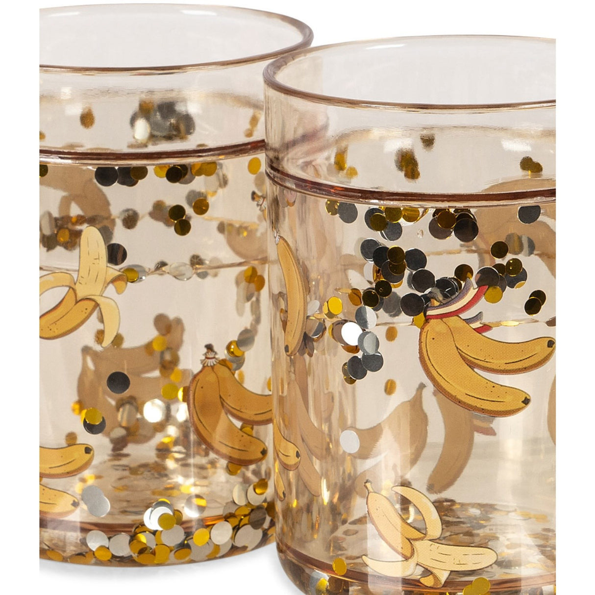 Konges Sløjd Let'S Go Bananas 2 Pakke Glitter Cups