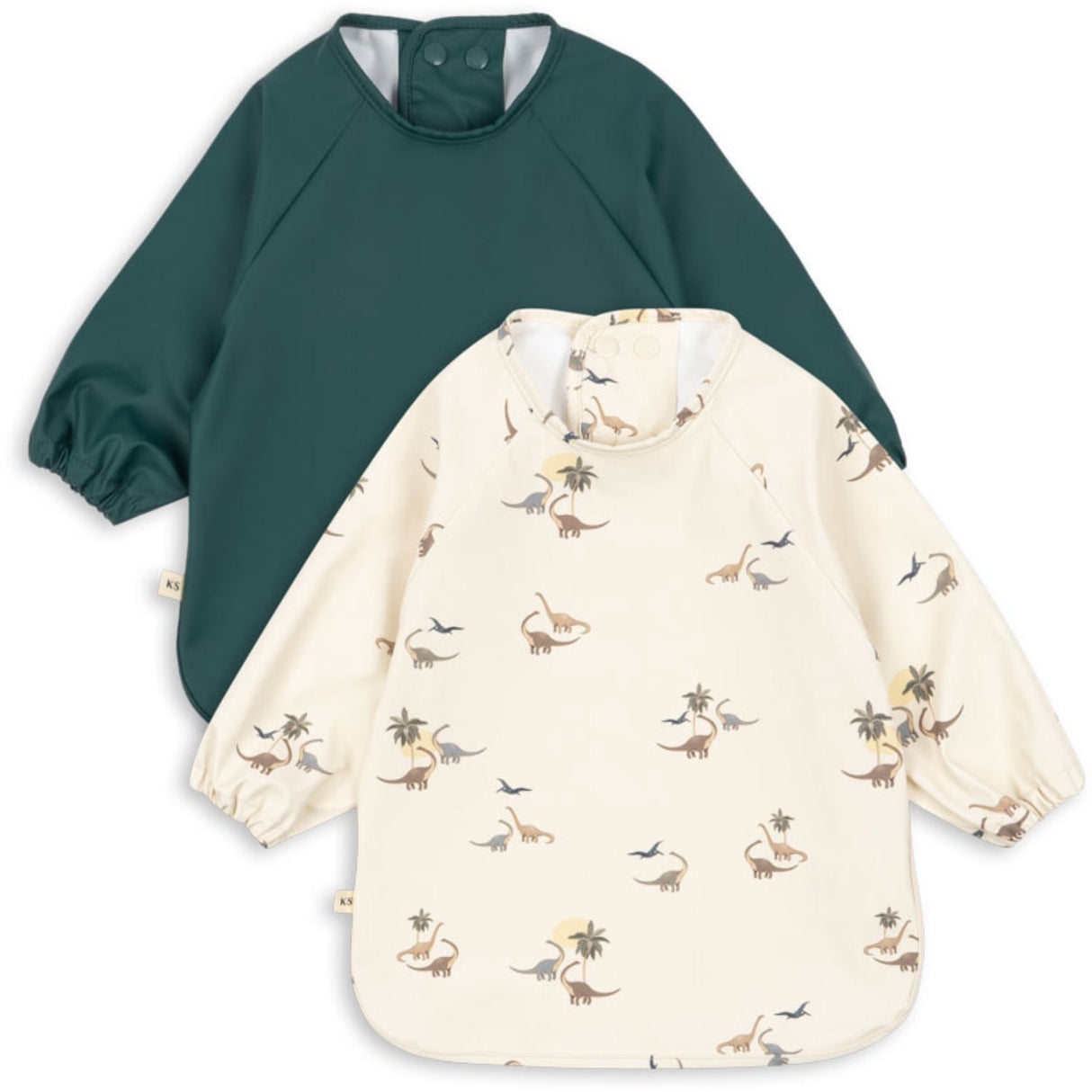 Konges Sløjd Kubi/Rain Forest 2 Pakke Dinner Smekke Med Ermer