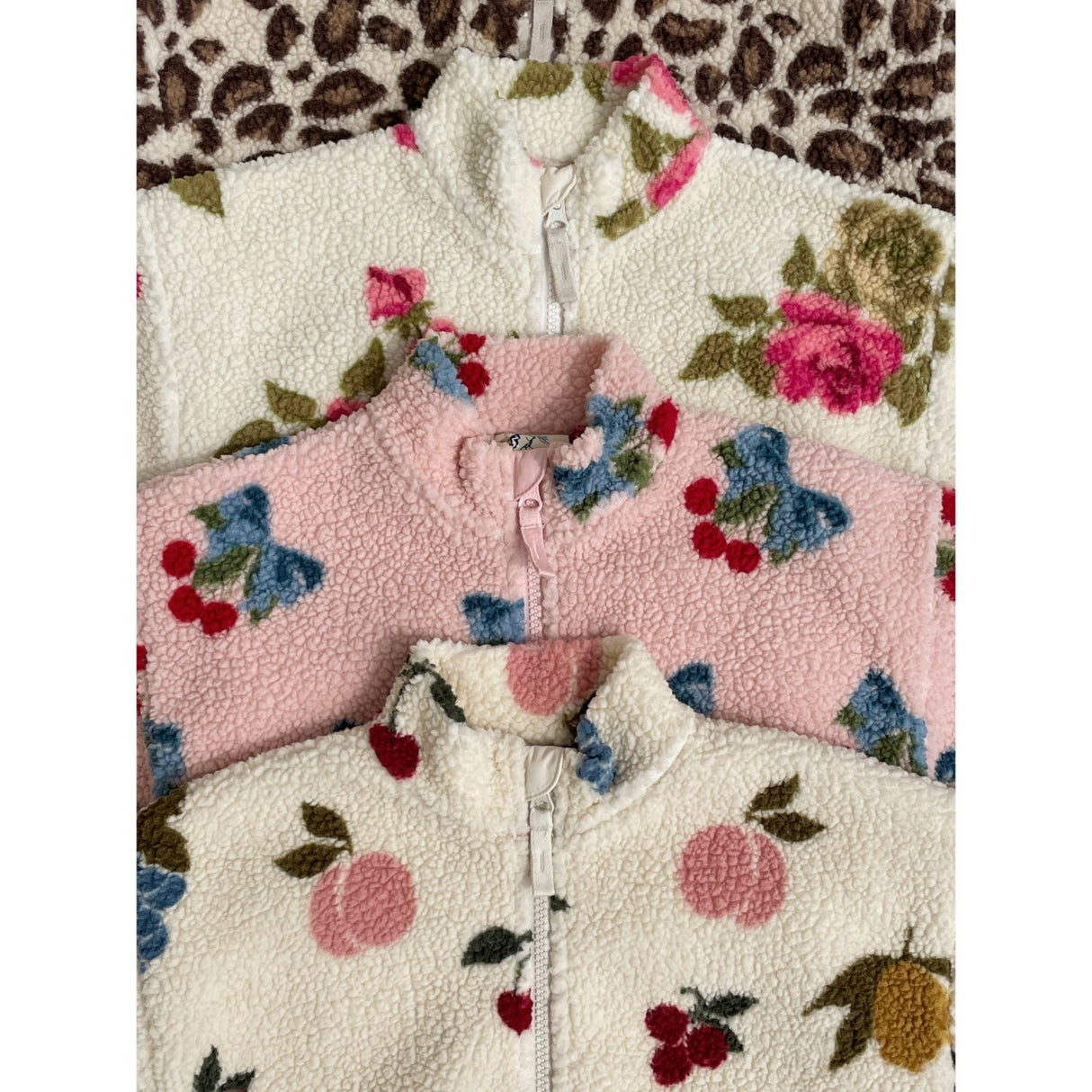 Konges Sløjd Amarena Rose Jody Teddybjørn Jakke Grs