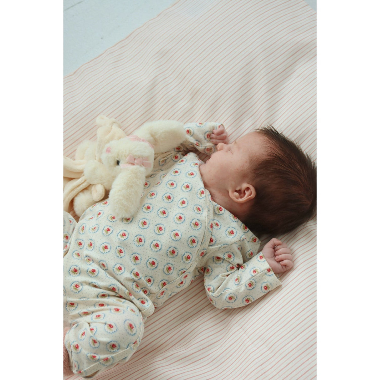 Konges Sløjd Stripie Petite Rose Baby Sengetøy Gots