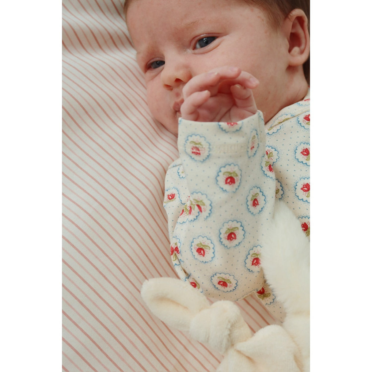 Konges Sløjd Stripie Petite Rose Baby Sengetøy Gots