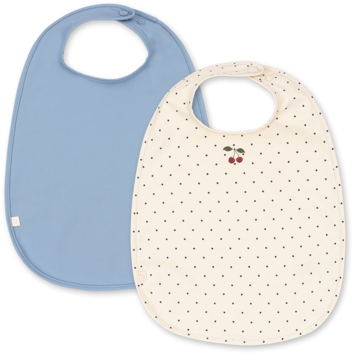 Konges Sløjd Navy Dot/Rain Washed 2 Pakke Dinner Smekke