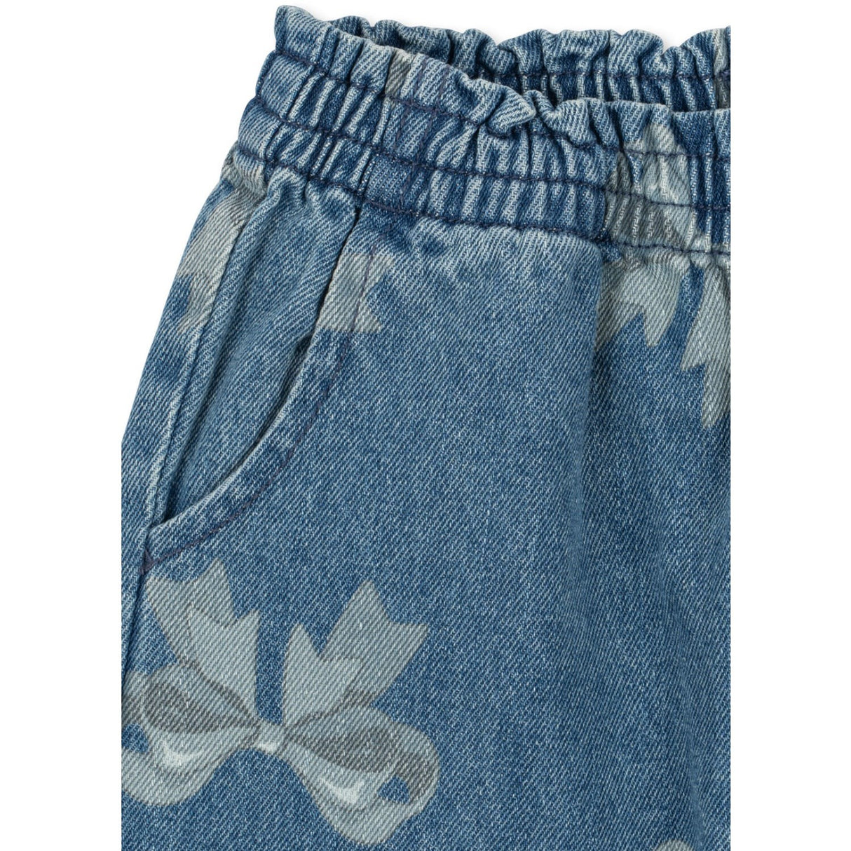 Konges Sløjd x Luksusbaby Bella Bow Blu Magot Frill Bukser Gots