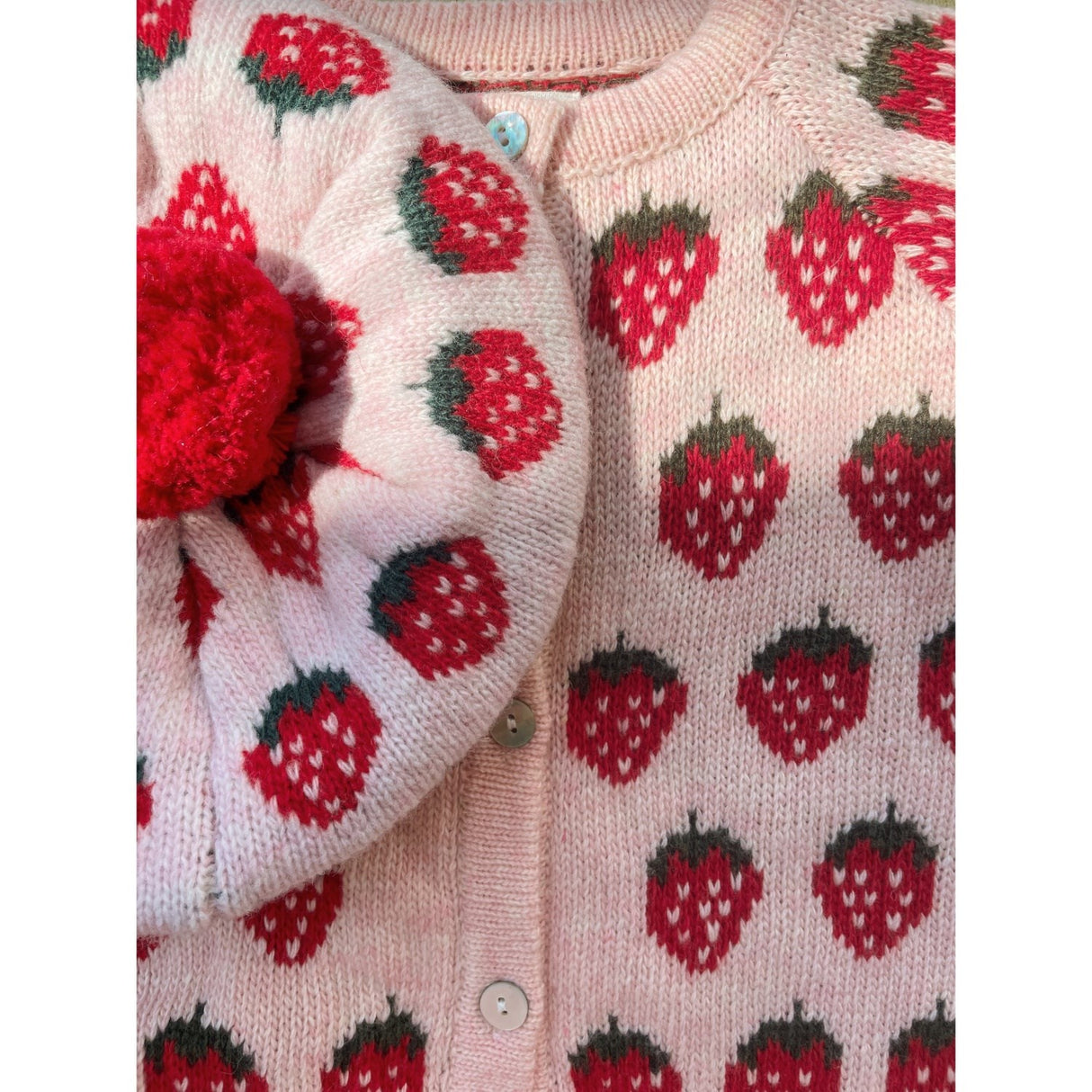 Konges Sløjd Strawberry Belou Strikk Cardigan