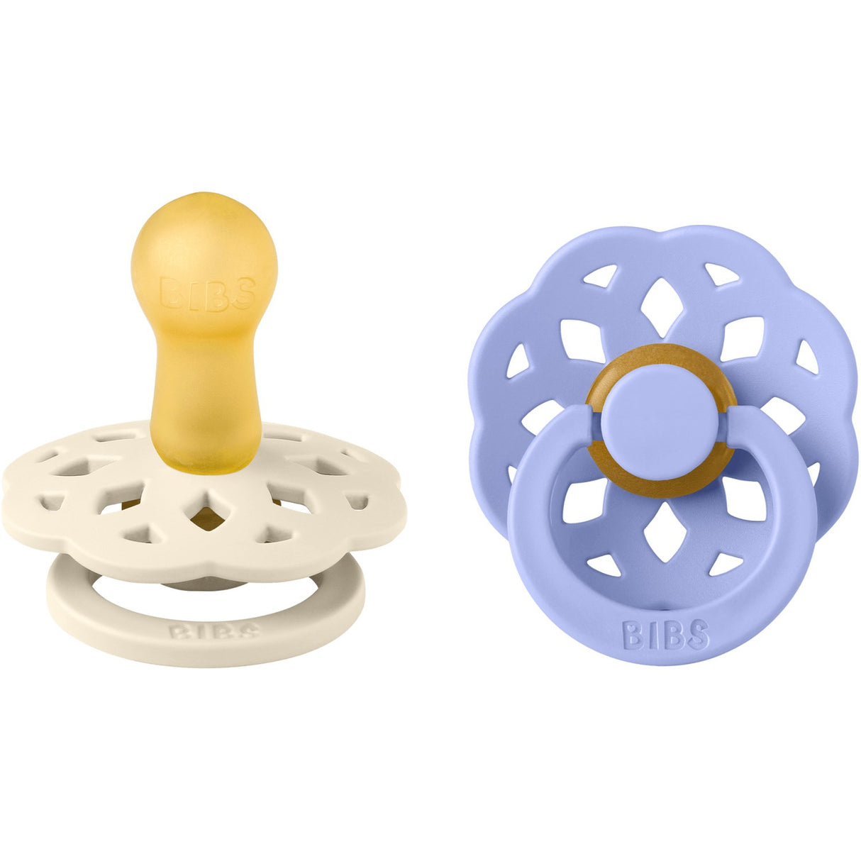 Bibs Ivory/Hush Smokk Boheme 2-Pakning Latex