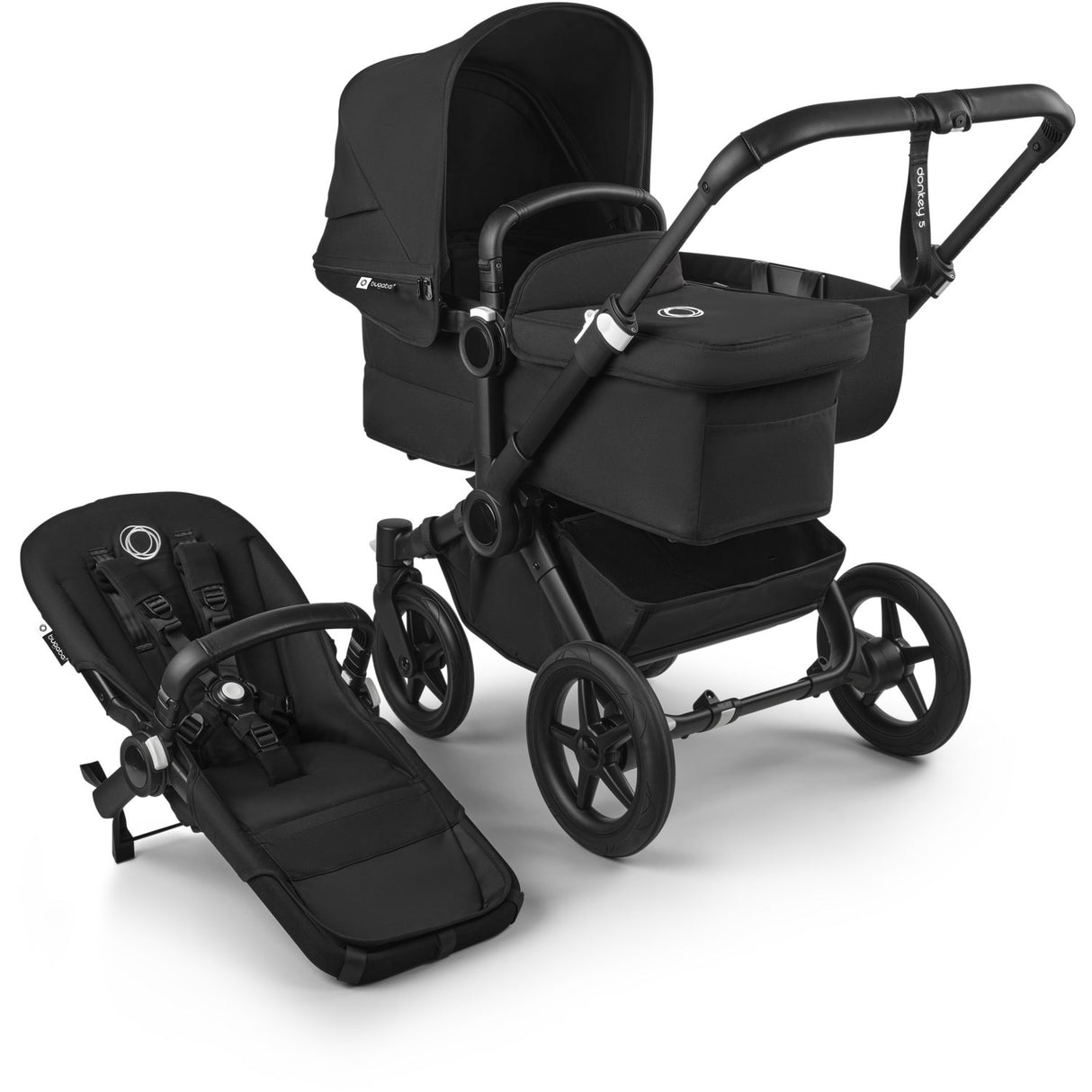Bugaboo Donkey 5 Duo Black/Midnight Black