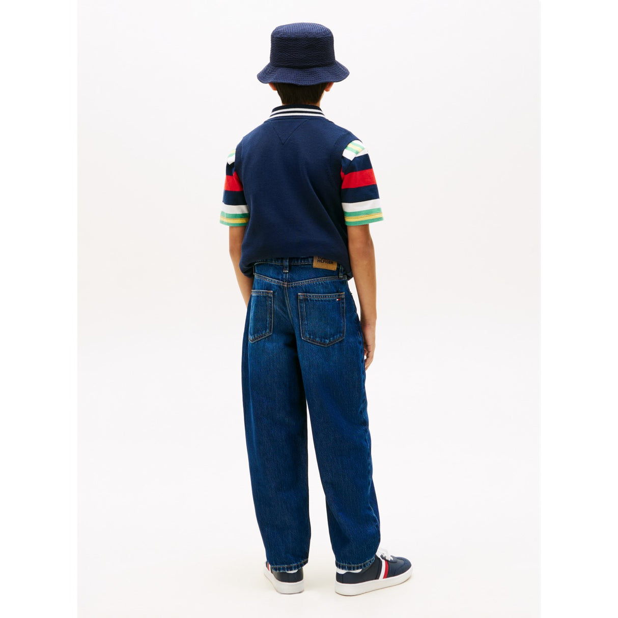 Tommy Hilfiger Darkused Barrel Dark Blue Jeans
