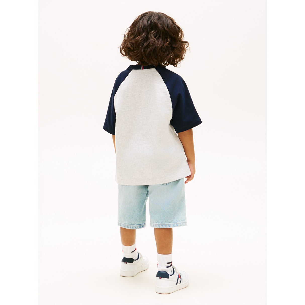 Tommy Hilfiger Light Grey Heather Lb Sports Graphic T-Shirt