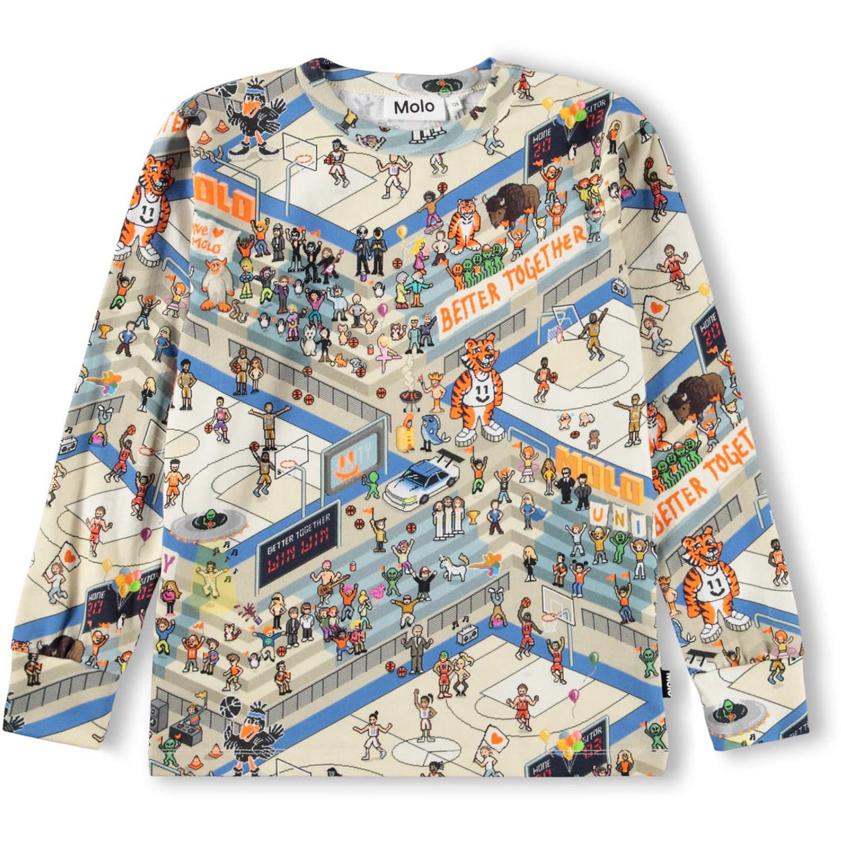 Molo Pixel Basket Rill T-Shirt