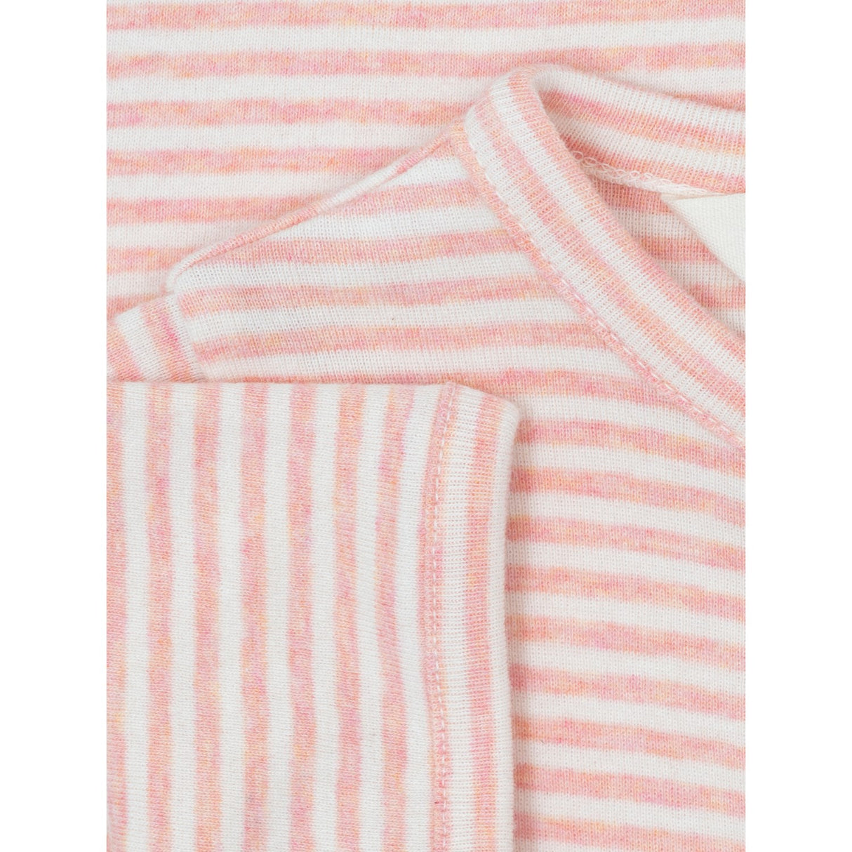 Serendipity Coral/Offwhite Baby Kort Drakt Stripe