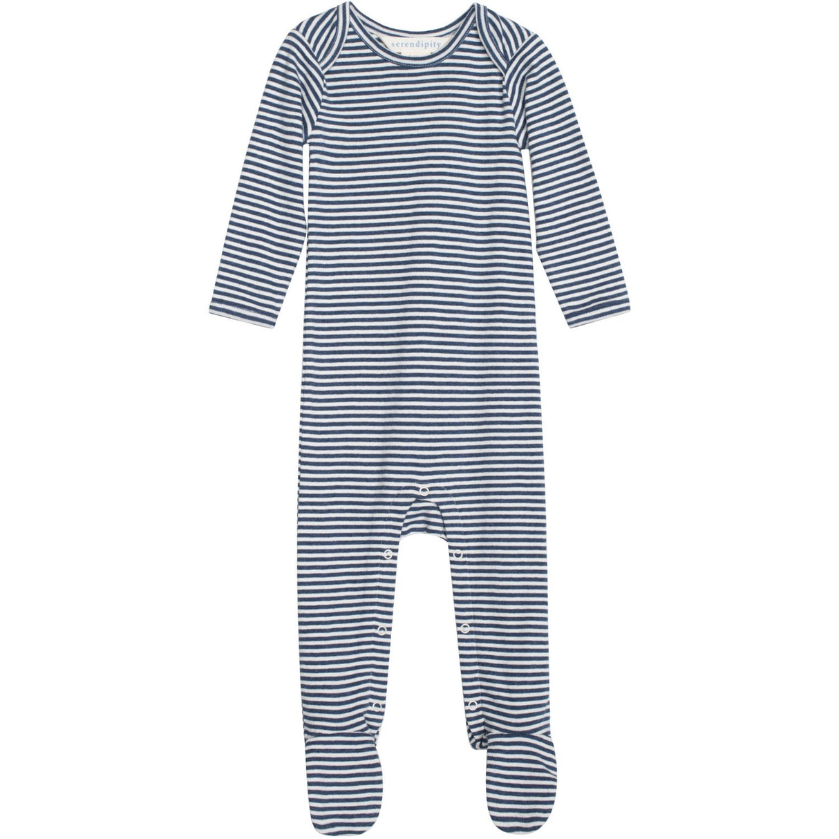 Serendipity Navy/Offwhite Baby Drakt Stripe