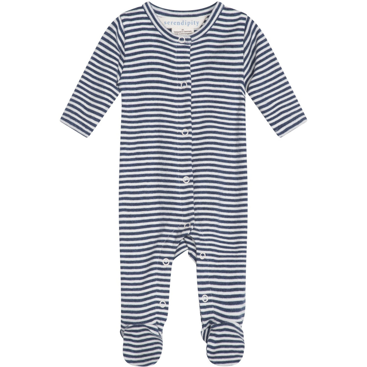 Serendipity Navy/Offwhite Newborn Stripe Drakt