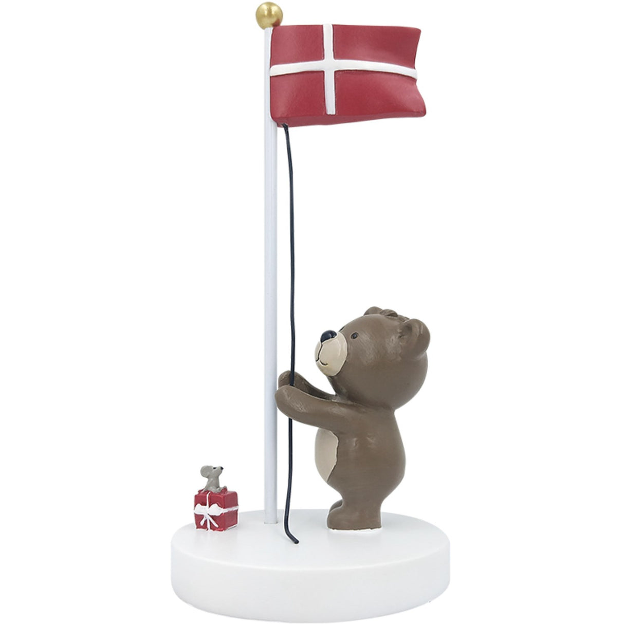 Kids by Friis Bordflag, Teddybjørn Med Mus Og Gave