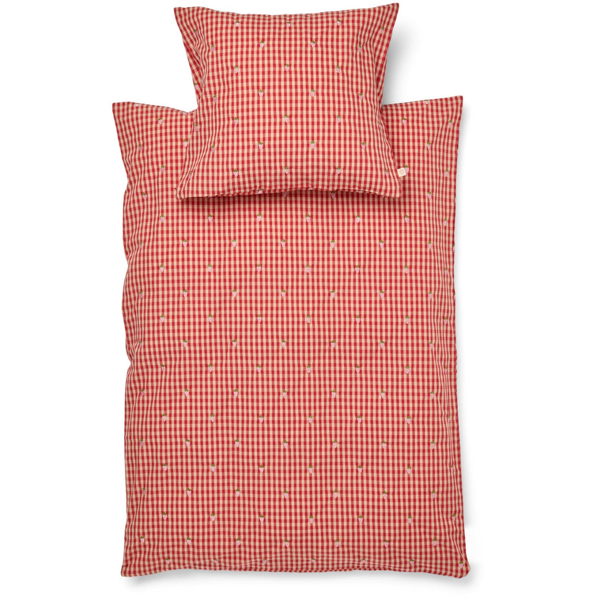 Flöss Red-pink Berry Gingham Molly Pineberry Dyne + Pute